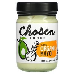 Chosen Foods, Классический органический майонез, 12 жидких унций (355 мл) купить в Киеве и Украине