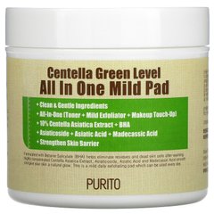 Purito, М'які подушечки з центеллою Green Level All In One, 70 подушечок (130 мл)
