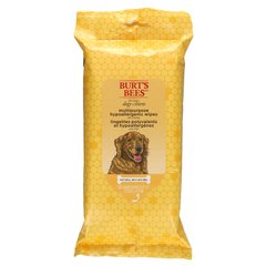 Burt's Bees, Багатоцільові гіпоалергенні серветки для собак з медом, 50 штук