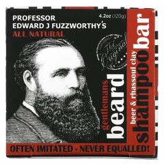 Professor Fuzzworthy's, Gentlemans Beard, шампунь з пивом та глиною Rhassoul, 4,2 унції (120 г)