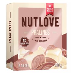 Nutlove Pralines - 100g White Cinamon (До 05.23) купить в Киеве и Украине