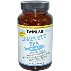 Омега 3-6-9 Twinlab (Complete EFA Omega 3-6-9) 90 капсул