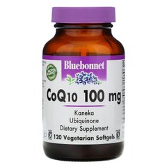 Коензим-Q10, Bluebonnet Nutrition, 100 мг, 120 желатинових капсул