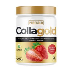Колагеновий порошок полуничний дайкірі Pure Gold (Collagold) 300 г