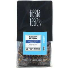 Tiesta Tea Company, Розсипний чай преміум-класу, чорниця з дикої природи, без кофеїну, 16,0 унції (453,6 г)