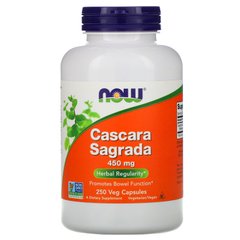 Каскара Саграда крушина Now Foods (Cascara Sagrada) 1000 мг 250 вегетарианских капсул купить в Киеве и Украине
