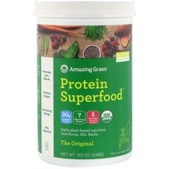 Протеїн суперпродукт, оригінал, Amazing Grass, 348 г