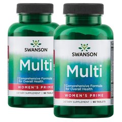 Мультивітаміни для жінок, Multi Women's Prime, Swanson, 180 таблеток