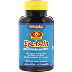Харчова добавка для очей Nutrex Hawaii (EyeAstin) 120 капсул