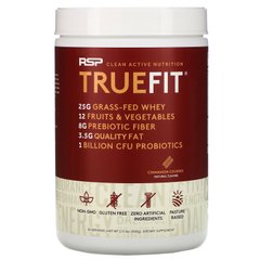 Truefit, трав'яний протеїновий коктейль, кориця Чуррі, RSP Nutrition, 940 г