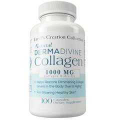 Колаген Earth`s Creation (Derma Divine Collagen Hydro-Fix) 1000 мг 100 капсул