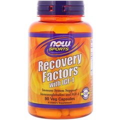 Інсуліноподібний фактор Now Foods (Recovery Factors with IGF-1) 90 капсул