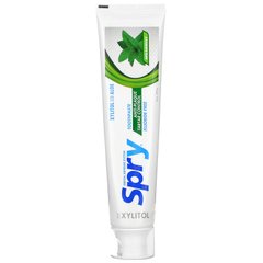 Зубна паста без фтору проти зубного каменю м'ята Xlear (Spry Toothpaste Anti-Plaque Tartar Control) 141 г