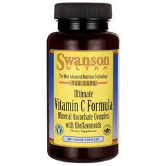 Кінцева формула вітаміну С, Ultimate Vitamin C Formula, Swanson, 60 капсул