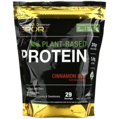 Рослинний протеїн булочка з корицею California Gold Nutrition (Cinnamon Bun Plant-Based Protein) 907 г
