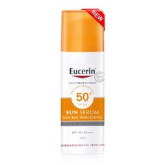 Освітлююча сонцезахисна сироватка SPF 50+ Eucerin (Sun Serum Double Whitening) 50 мл