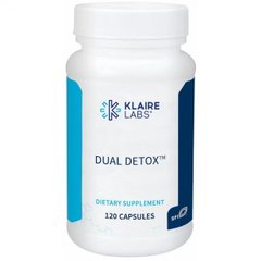 Вітаміни для підтримки та детоксикації печінки Klaire Labs (Dual Detox) 120 капсул