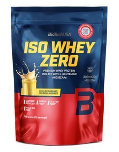 Протеїн Iso Whey Zero BioTech 454 г Catalan caramel cream
