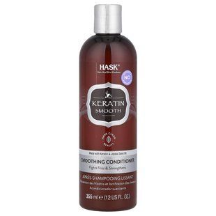 Hask Beauty, Keratin Protein, разглаживающий кондиционер, 12 жидких унций (355 мл) купить в Киеве и Украине