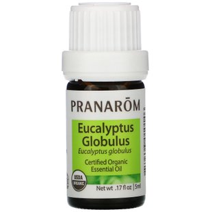 Эфирное масло, эвкалипт шаровидный, Essential Oil, Eucalyptus Globulus, Pranarom, 5 мл купить в Киеве и Украине