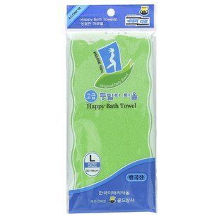 Goldsangsa, Happy Bath Towel, великий, зелений, 1 шт