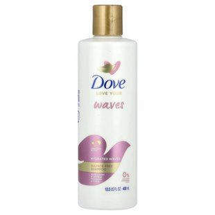 Dove, Love Your Waves, Sulfate-Free Shampoo, 13.5 fl oz (400 ml) купить в Киеве и Украине