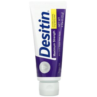 Мазь от раздражения кожи под подгузниками сильнодействующая Desitin (Diaper Rash Paste Maximum Strength) 113 г купить в Киеве и Украине