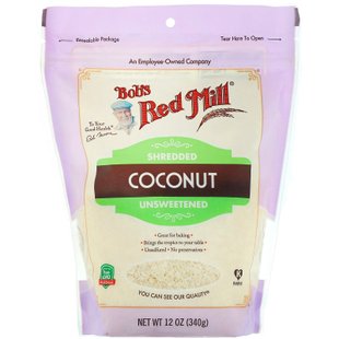 Измельченный кокос, несладкий, Bob's Red Mill, 12 унций (340 г) купить в Киеве и Украине