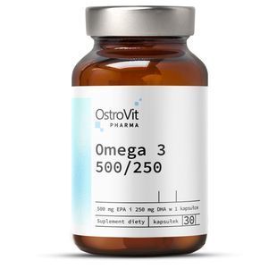 Omega 3 500/250 OstroVit Pharma 30 капсул купить в Киеве и Украине