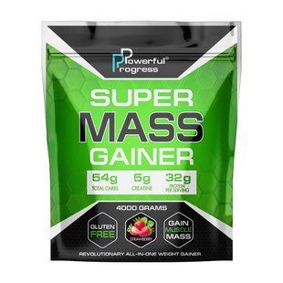 Super Mass Gainer Powerful Progress 4 kg vanilla купить в Киеве и Украине