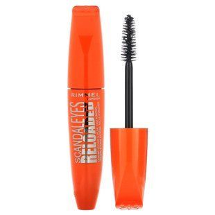 Rimmel London, Scandal'Eyes, Reloaded Mascara, 001 Extreme Black, 0.40 fl oz (12 ml) купить в Киеве и Украине