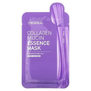 MEDIHEAL, Collagen Mucin Essence Beauty Mask, 1 Sheet, 0.68 fl oz (20 ml) купить в Киеве и Украине