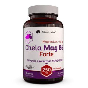 Olimp, Chela-Mag B6 Forte Jar, 90 капсул купить в Киеве и Украине