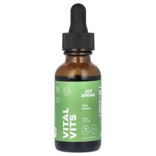 JoySpring, Vital Vits, ежедневные травы, 1 жидкая унция (30 мл) купить в Киеве и Украине