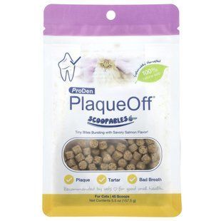 NaturVet, ProDen PlaqueOff&reg; Scoopables, For Cats, Salmon, 5.5 oz (157.5 g)