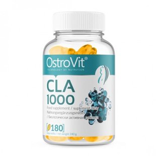 КЛК 1000 конъюгированная линолевая кислота OstroVit (CLA 1000) 180 капсул купить в Киеве и Украине