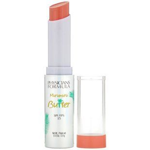 Крем для губ з оліями мурумуру, SPF 15, сонячний, Physicians Formula, 0,12 унції (3,4 г)