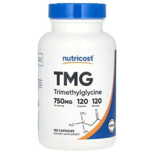 Nutricost, TMG, 750 mg, 120 Capsules купить в Киеве и Украине
