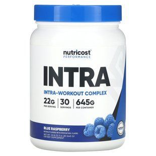 Nutricost, Performance, Intra-Workout Complex, Blue Raspberry, 1.4 lb (645 g) купить в Киеве и Украине