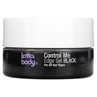 Lottabody, Control Me, Edge Gel, Black, With Coconut & Shea Oils, 2.25 oz (63.7 g)