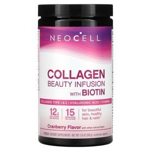 Коллаген Neocell (Collagen Beauty Infusion) 330 г со вкусом клюквы купить в Киеве и Украине