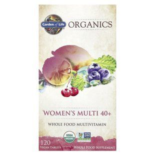 Мультивитамины для женщин 40+ Garden of Life (Women's Multi 40+) 120 таблеток купить в Киеве и Украине