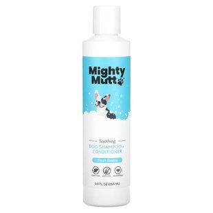 Mighty Mutt, Shampoo + Conditioner, For Dogs, Fresh Breeze, 9 fl oz (266 ml) купить в Киеве и Украине