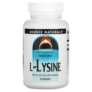 Лизин Source Naturals (L-Lysine) 100 гм купить в Киеве и Украине