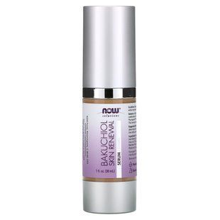 Now Foods, Solutions, обновляющая сыворотка с бакчиолом, 1 жидкая унция (30 мл) купить в Киеве и Украине