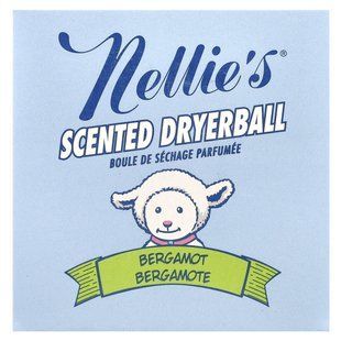 Nellie's, Ароматизированный шарик для сушки, бергамот, 1 шарик для сушки купить в Киеве и Украине