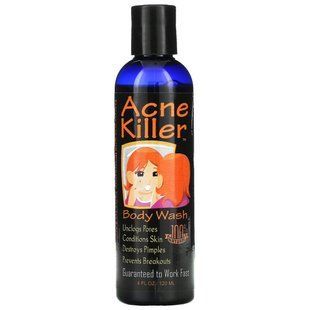 Acne Killer, гель для душа, Greensations, 4 жидких унции (120 мл) купить в Киеве и Украине