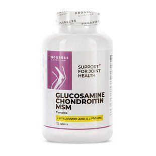 Progress Nutrition, Glucosamine Chondroitin MSM Complex, 120 tab купить в Киеве и Украине