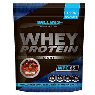 Willmax, Whey Protein 65, 1 kg, вишня купить в Киеве и Украине