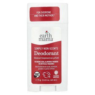 Earth Mama, Deodorant, Simple Non-Scents, 2.65 oz (75 g) купить в Киеве и Украине